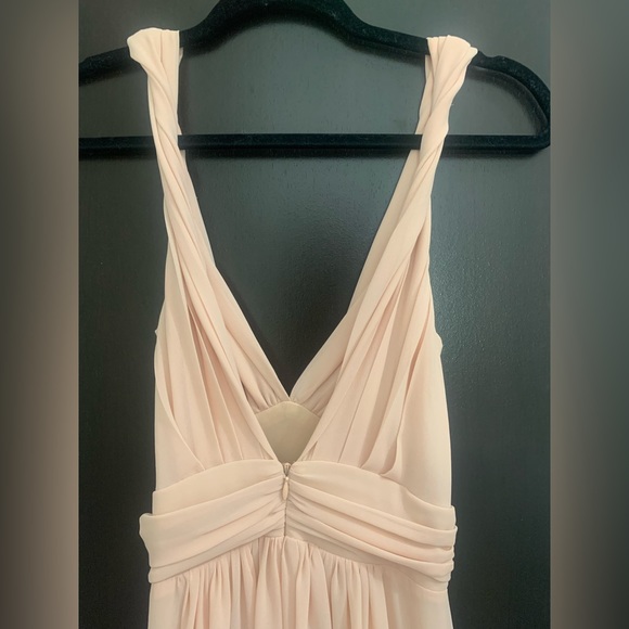Blush Bridesmaid Dress - Picture 2 of 4